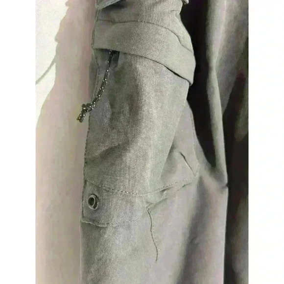 Men’s NOVANA Cycle Shorts charcoal, gray Cargo Liner Orange Gel Padding Size XL - Picture 4 of 10